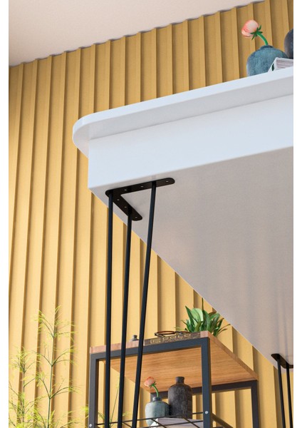 Luxury Masa Ayağı 1 Adet 85 cm Firkete Tel Ayak 1 Adet