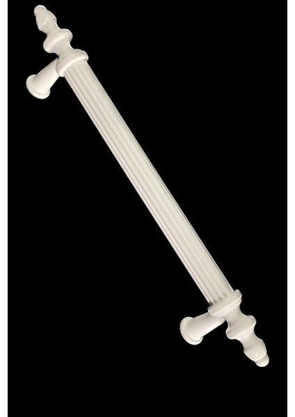 Luxury Lüx Sert Plastik Dolap Çekmece Kulpu 128 mm Kumru Kulp Beyaz 1 Adet 128MM Mobilya Polimer Kulpları 1 Adet