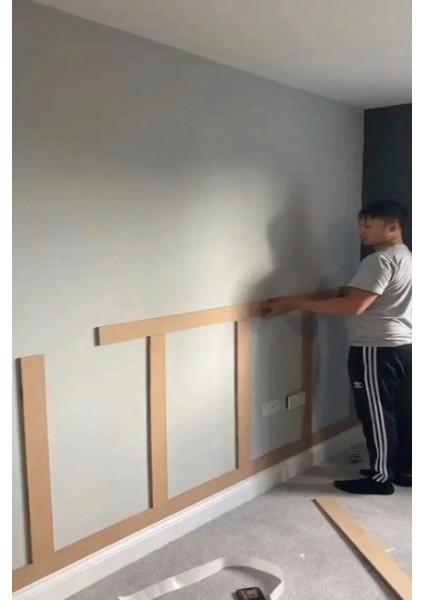 Luxury Iskandinav Duvar Çıtası 1 Paket(5 Adet) 100×8 1 Adet fiyatları