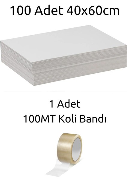 Luxury 40X60 Tabak - Bardak Sarma Taşıma Taşınma Paketleme Kağıdı 100 Adet ve 100MT. Koli Bandı 1 Adet modelleri