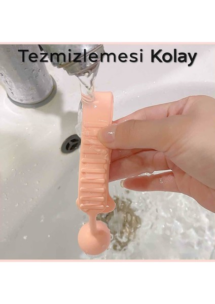 Luxury Klozet Kapağı Hijyen Aparatı, Klozet Kapak Tutacağı - 1 Adet Pembe 1 Adet