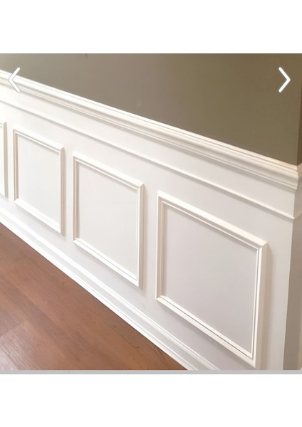 Luxury Boyanabilir Dekoratif Hazır Kesimli Antre ve Koridor Çerçevesi 2,5 cm Çıta 1 Adet