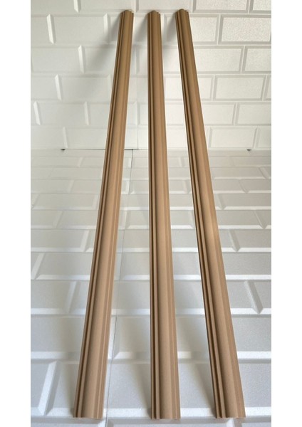 Luxury Mocha Mtb Avm Duvar Çıtası Dekoratif Kendinden Yapışkanlı Stropiyer 4cm 100 cm 1 Adet