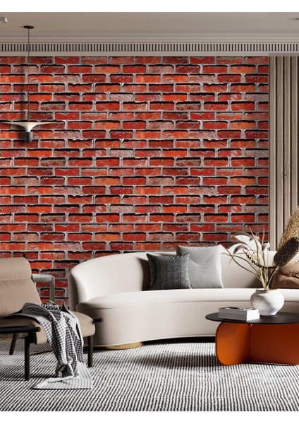 Luxury Dekor Tuğla Desenli Strafor Köpük Duvar Kaplama Paneli 3 Boyutlu 207-113 1 Adet