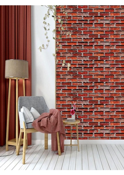 Luxury Dekor Tuğla Desenli Strafor Köpük Duvar Kaplama Paneli 3 Boyutlu 207-113 1 Adet