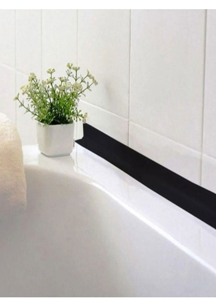 Luxury Siyah Su Sızdırmaz Bant Mutfak Lavabo Duvar Bandı 3.2 M 1 Adet