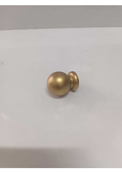 Luxury Misket 25 mm Mat Gold Düğme Mobilya Dolap Vestiyer Kulp Misket- Mat Altın 1 Adet