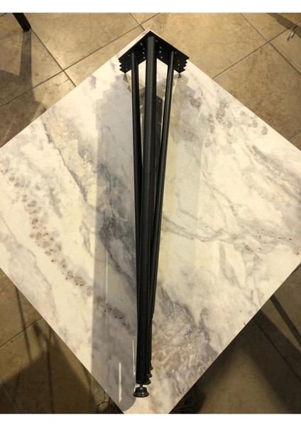 Luxury 4'lü Metal Masa Ayağı Boru 72 cm Masa Ayakları,çalışma Masası,mutfak Masası,mobilya Ayakları 1 Adet