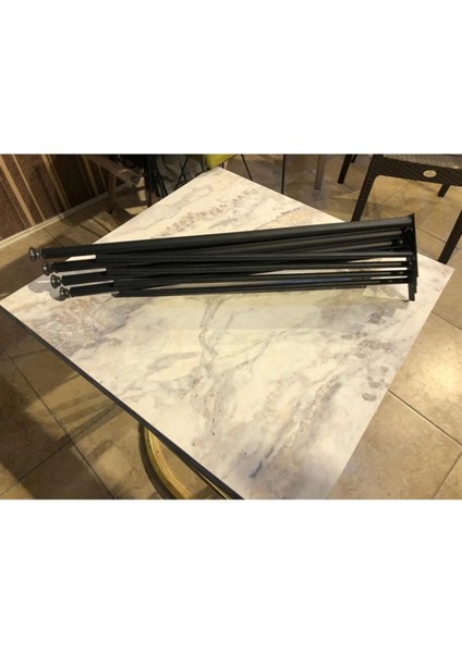 Luxury 4'lü Metal Masa Ayağı Boru 72 cm Masa Ayakları,çalışma Masası,mutfak Masası,mobilya Ayakları 1 Adet