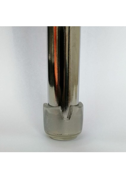 Luxury Sandalye Pabucu 4 Adet Şeffaf, Masa Sandalye Zemin Koruyucu 17-21 mm Şeffaf 1 Adet