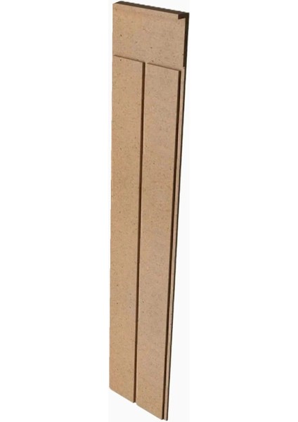 Luxury Mdf Cnc Işlemeli Dekoratif Boyanabilir Duvar Paneli (102X18CM) (6mm) Düz 1 Adet