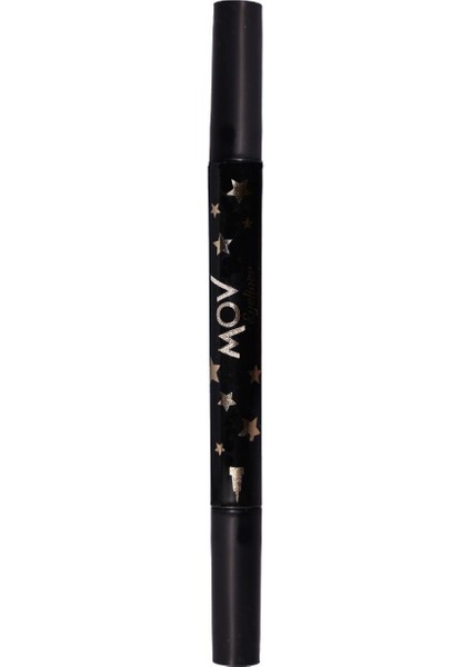 Luxury Yıldız Desenli Eyeliner - Siyah 1 Adet