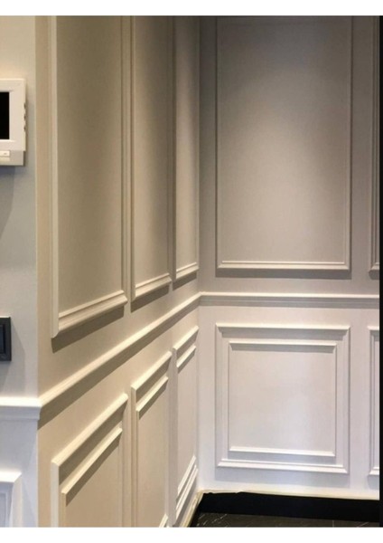 Luxury Dekoratif Boyanabilir Poliüretan Duvar Çıtası- (2'li Koridor Çerçevesi -4 cm ve 2.5 cm -Duvar Süsü) 1 Adet