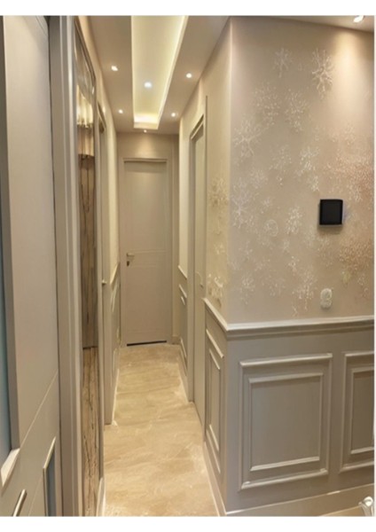 Luxury Dekoratif Boyanabilir Poliüretan Duvar Çıtası- (2'li Koridor Çerçevesi -4 cm ve 2.5 cm -Duvar Süsü) 1 Adet