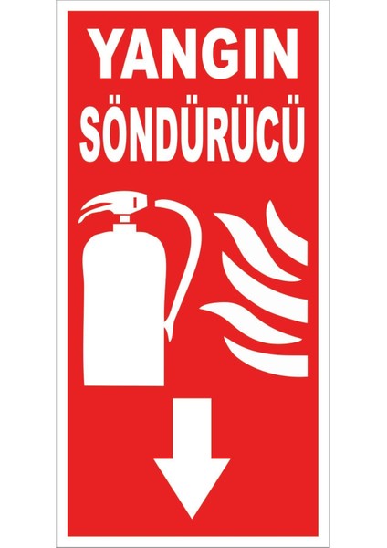 Luxury Yangın Söndürücü Levhası 1 Adet