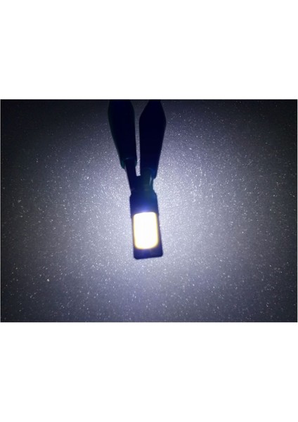 ( 2 x Adet ) 1 Takım LED T10 Dipsiz Ampul 24V Canbus Cob Whıte ( Cob LED Canbus Beyaz )