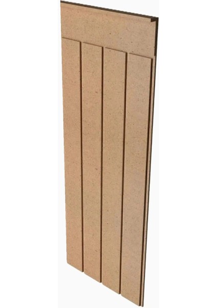 Luxury Mdf Cnc Işlemeli Dekoratif Boyanabilir Duvar Paneli (102X36CM) (6mm) Düz Hmcduvarpanelleri, One Size 1 Adet