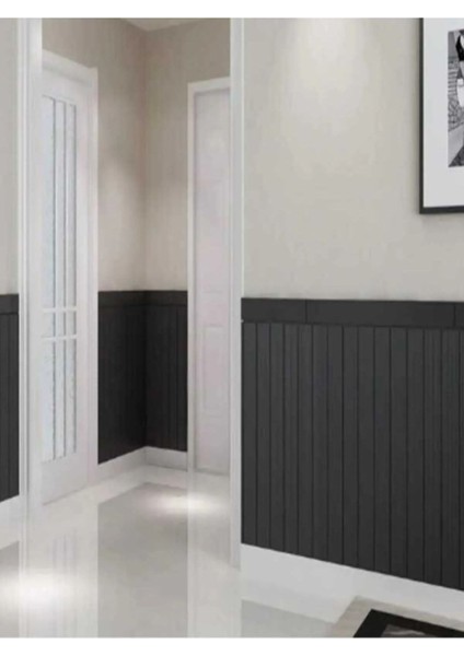 Luxury Mdf Cnc Işlemeli Dekoratif Boyanabilir Duvar Paneli (102X36CM) (6mm) Düz Hmcduvarpanelleri, One Size 1 Adet
