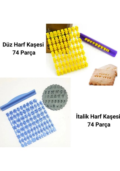 Luxury Alfabe Harf Rakam Seti 148 Parça Italik Düz Pasta Seti Kurabiye Kalıbı Pasta Kalıbı Hobi Alfabe Set 1 Adet