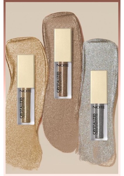 Luxury Crystalized Liquid Eyeshadow Likit Metalik Göz Farı - 01 Soft Elegance 1 Adet