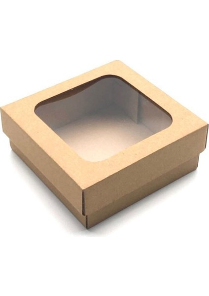 Luxury 15X15X6 Kraft Kutu Hediyelik Kutu Karton Kutu Yılbaşı Kutusu Pasta Kutusu Kargo Kutusu (10 Adet) 1 Adet