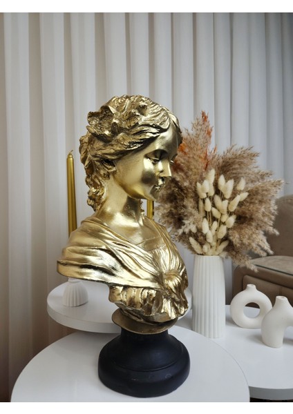 Dekoratif Gold Ophelia Heykel Biblo Obje fiyatları