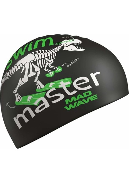 Mad Wave Silikon Bone Swim Master Uzun Saç Bonesi