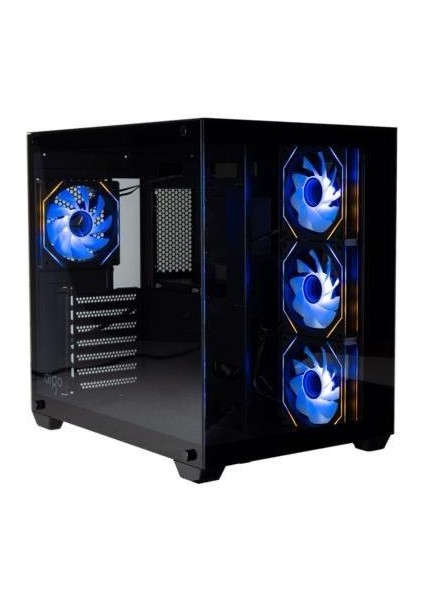 Luxury 4X12 Argb 750W 80+ Bronze Cam Akvaryum Kasa modelleri