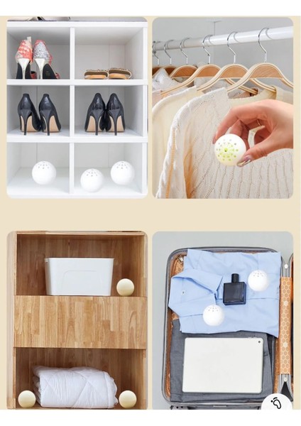 6 Lı Koku Top Ayakkabı Çamaşır Sep Çamaşır Dolabı Koku Fresh fiyatları