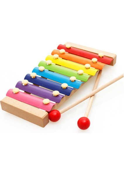 Ahşap Ksilofon - 8 Nota Renkli Müzik Al (3+) modelleri
