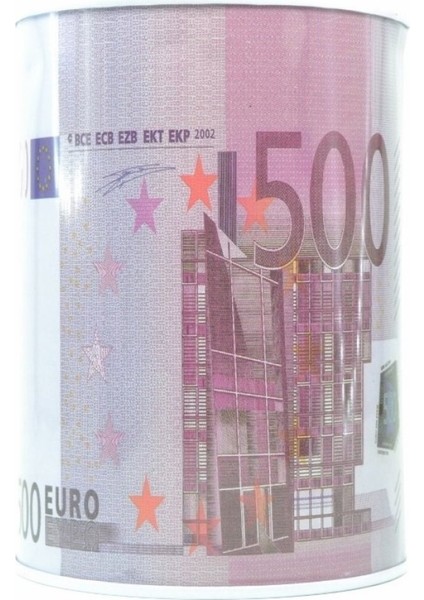 Euro Tasarımlı Metal Kumbara