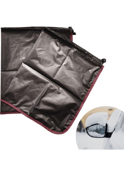 2 Li Araç Dikiz Aynası Donma Engelleyici Koruyucu Kılıf