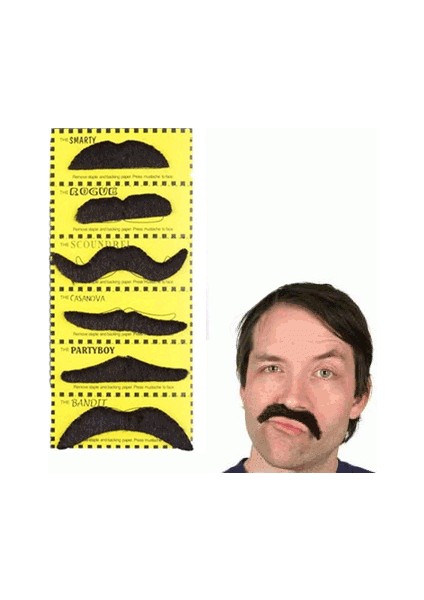 Takma Bıyık S (6 Adet) modelleri