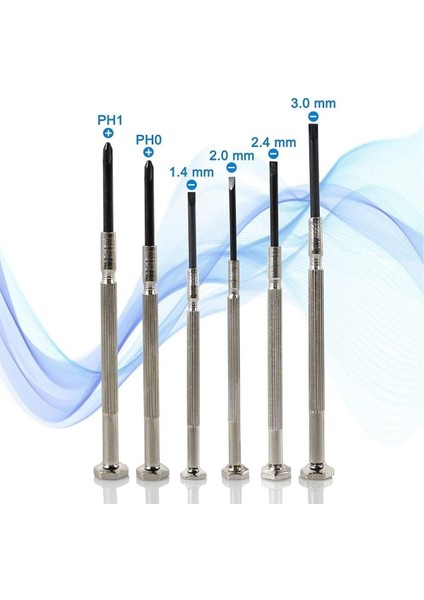 6 Parça Mini Saatçi ve Telefoncu Onarım Tornavida S Hassas Tornavida S fiyatları