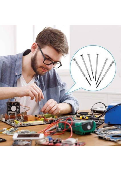 6 Parça Mini Saatçi ve Telefoncu Onarım Tornavida S Hassas Tornavida S modelleri