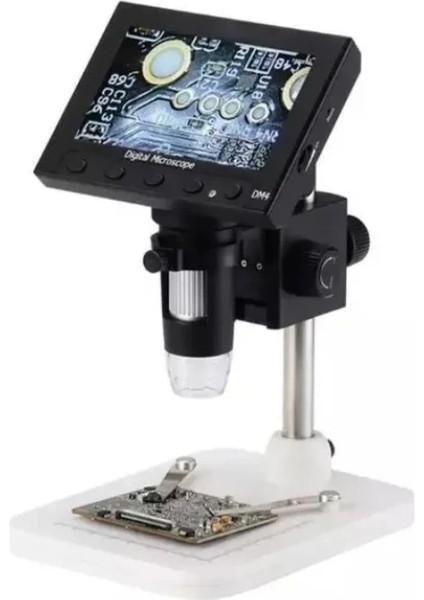 - 1000X 2.0mp USB Dijital Elektronik Mikroskop 8 LCD Ekran VGA Büyüteç Dm4-S