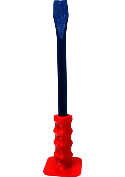 Renkli Çelik Düz Keski Korumalı 30CM.MURÇ (4887)