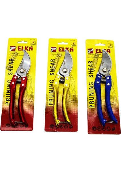 8 Inç -200MM Çelik Bağ Makası Yedek Yaylı (4887)