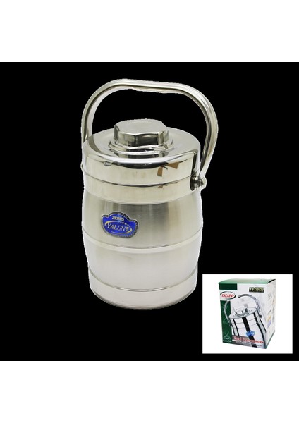 Metal Kova 3lü Sefer Tası Saklama Kabı 1.6lt (4887)