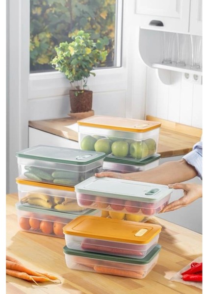 Tupper Model - Vakumlu - Mikrodalga Buzluk Saklama Kabı 3,8lt (7272)