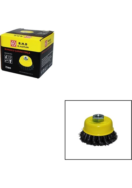 75MM Burgulu Çanak Fırça (4887)