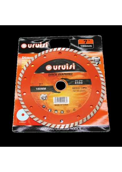 7 Inç - 180MM Mermer Kesici Disk TY-157 (4887)