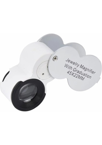 -45X22 Ledli Para Algılama ve Mezuniyet Takı Değerleme Büyüteç