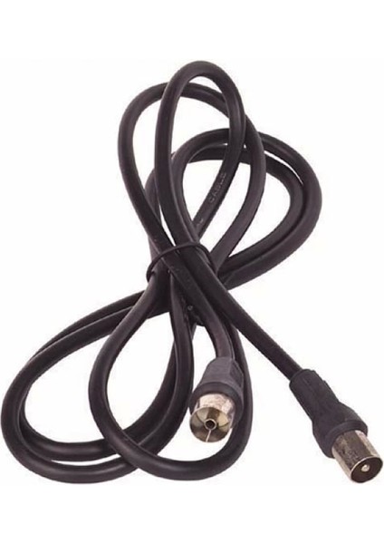 Tv Video Ara Kablo Standart 1.5mt (60 Ohm Erkek - Dişi Kablo) (4887)