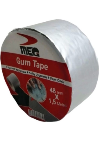 Gum Tape 48MMX1.5MT Su Sızdırmaz Sakız Tamir Bantı (4887)