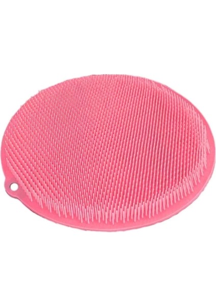 Pratik Yuvarlak Vantuzlu Banyo Sırt Kese Matı 26 cm