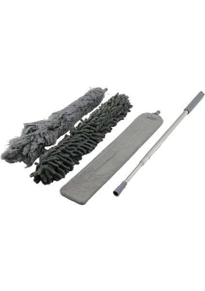 3pcs Püskül- Makarna- Düz Toz Alma Set Esnek BAŞLI-43CM Uzayan SAPLI=43-205CM BRKT-910200 (4887)