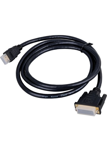 HDMI DVI Kablo 1.5 Metre * Narita DVI 24+1 Male To HDMI 19P Male (4887)