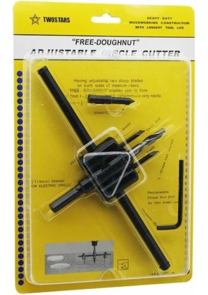 Ayarlı Alçı Panç Delme 2 Bıçak 1-3 Inç/16 30MM - 7-7 Inç/8 200MM - 1 Inç/8 3mm - 2 Inç 50MM (4887)