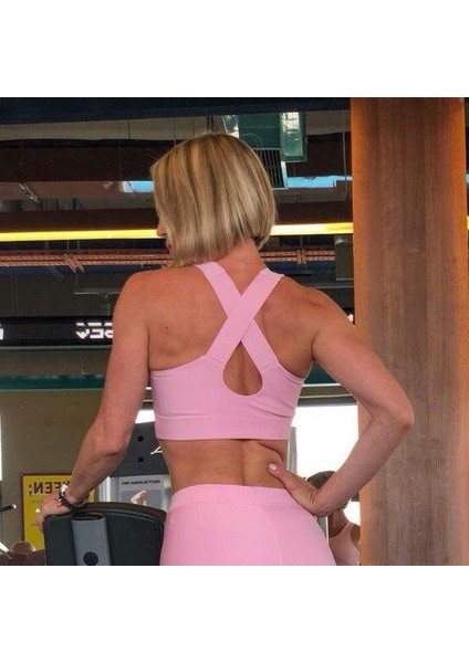 Sırtı Kalın Çapraz Askılı Sporcu Sütyeni indirimleri